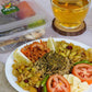Pickled Tea Leaf (Spicy) with Assorted Crispy Beans 150g ဒေါ်ရိတ်ကြီး  အညွှန့်ချဉ်စပ်နှပ် နှင့်နှစ်ပြန်ကြော်