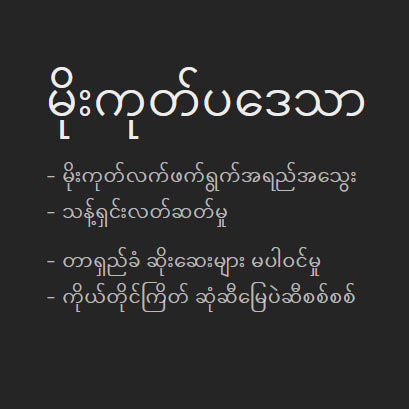 မိုးကုတ်ပဒေသာရှယ်နှစ်ပြန်ကြော် 400g
